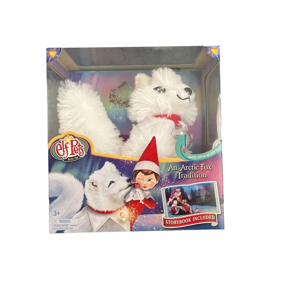 Elf On The Shelf Pets An Arctic Fox Tradition Plush and Storybook - Picture 1 of 2